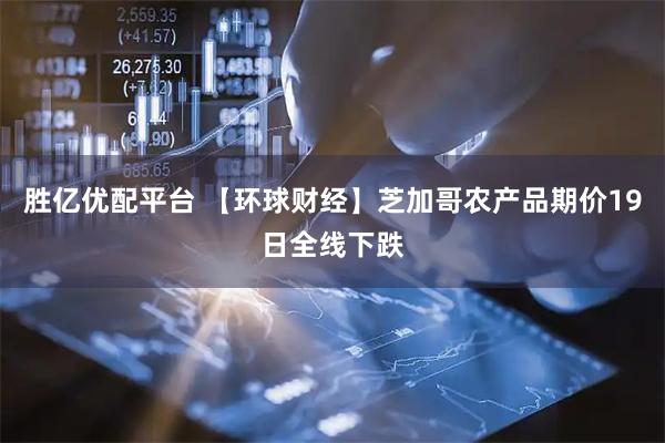 胜亿优配平台 【环球财经】芝加哥农产品期价19日全线下跌